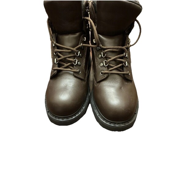 Worx By Red Wing Shoes ASTM F2413-05 Steel Toe Brown Leather sise 8M main image 4